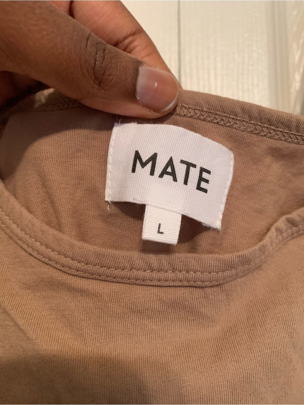 Mate The Label Layering Tank Mushroom Size Large NWT - Picture 3 of 7